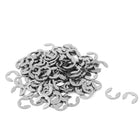 5mm Inner Dia 304 Stainless Steel Retaining Circlips Snap Ring E-Clips 100 Pcs