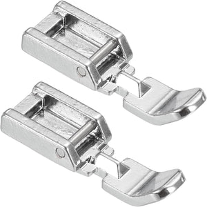 7306-2 Low Shank Narrow Zipper Embroidery Sewing Machine Presser Foot, Sewing Machine Replace Accessories, 2Pcs