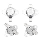 KSD301 Thermostat 60°C/140°F 16A Normally Open N.C Temperature Switch for Microwaves,Oven,Coffee Maker 4 Pcs,Ceramic Material