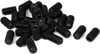 5/16 Inch-18 x 5/8 Inch Thread Hex Socket Set Cup Point Grub Screws Black 30 Pcs