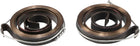 6x0.65mm 680mm Drill Press Quill Feed Return Coil Spring Assembly 2pcs