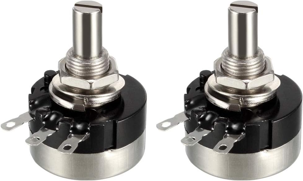 RV24YN20S 10K Ohm Variable Resistors Single Turn Rotary Carbon Film Potentiometer 2pcs