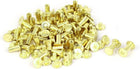 5mmx10mm Brass Plated Chicago Screws Binding Posts Docking Rivet 50pcs
