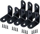 8pcs Angle Bracket Stainless Steel 30x30mm Corner Connection Fasten L Shaped Right Angle Bracket Protector Shelf Support with Screws for Furniture