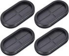 Wire Protector Oil Resistant Armature Oval Rubber Grommets 30x60mm Mounting Dia 4Pcs