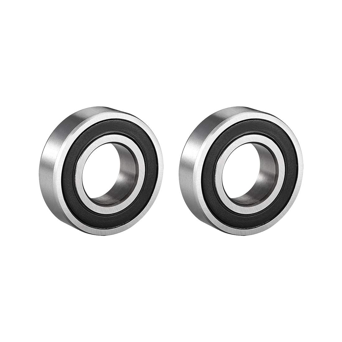 6003-2RS Ball Bearing 17mm x 35mm x 10mm Double Sealed 180103 Deep Groove Bearings High Carbon Steel Z1 (Pack of 2)