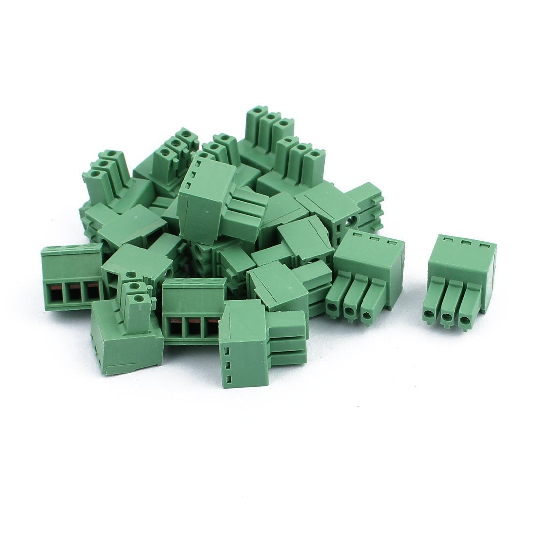 20Pcs 300V KF2EDGK 3.5mm Pitch 3-Pin PCB Screw Terminal Block Connector