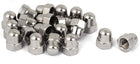 Acorn Hex Cap Nuts - 20Pcs M5 Dome Nuts 304 Stainless Steel Hexagon Decorative Cap Nut for Screws Bolts Silver Tone