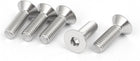 M6x20mm 316 Stainless Steel Countersunk Flat Head Hex Socket Cap Screw Bolt 5pcs