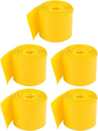 5pcs 29.5mm PVC Heat Shrink Tubing Yellow 2Meter for 1 x Battery