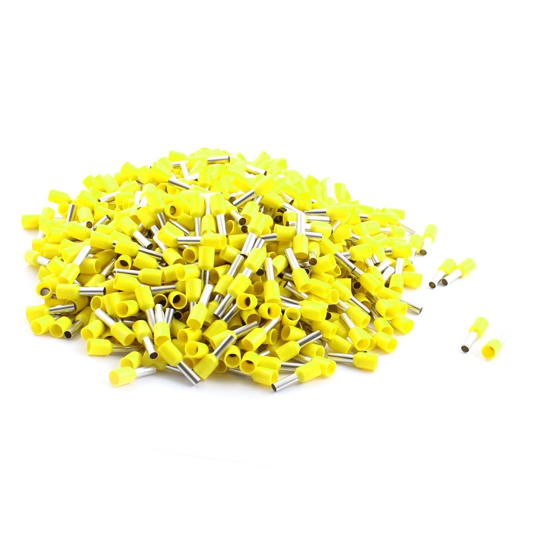 E4009 Pre-Insulated Ferrules Terminals for 12AWG Wire with 1000 Piece, Yellow
