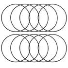 Nitrile Rubber O-Rings, 70mm OD 67mm ID 1.5mm Width, Metric Sealing Gasket, Pack of 10