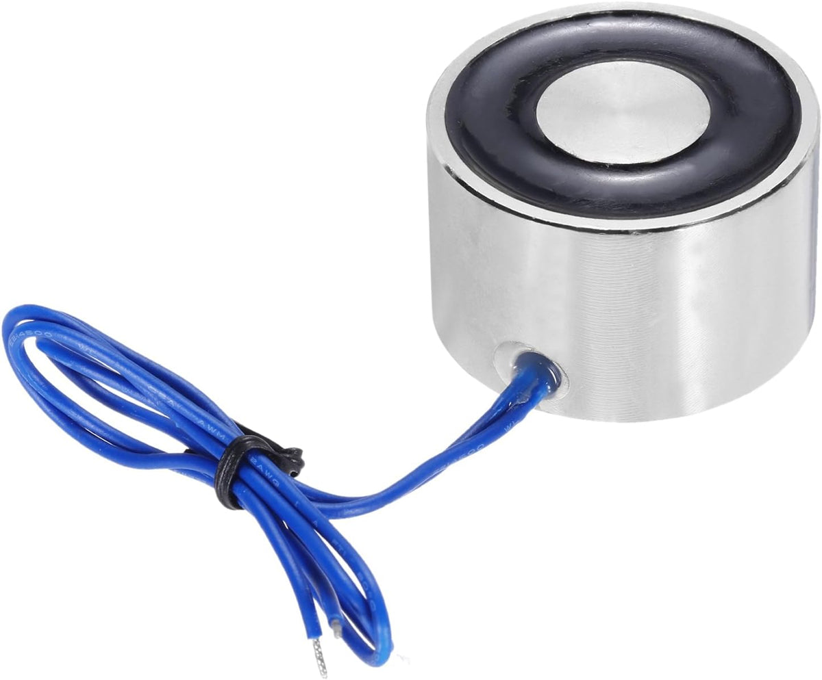 DC12V 30KG Lift Holding Electromagnet Sucking Disc Electric Lifting Magnet Solenoid