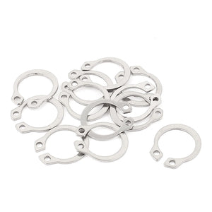 External Circlip Retaining Shaft Snap Clip Rings 13mm 10pcs