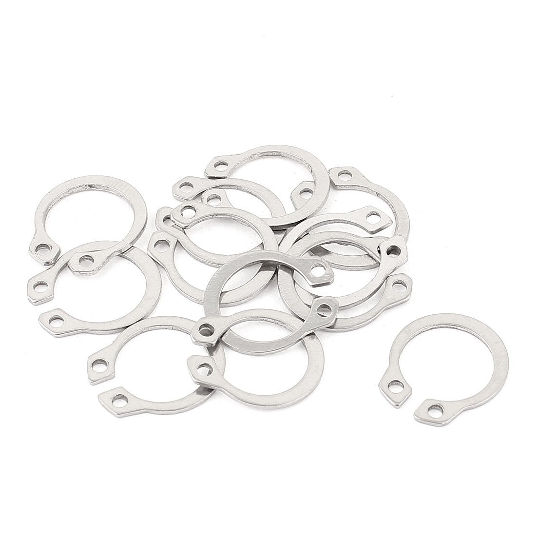 a15061000ux0656-DM External Circlip Retaining Shaft Snap Clip Rings, 13 mm Size (Pack of 10)