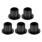 5Pcs Flanged Sleeve Bearing, Plastic Bushing ID 8mm x OD 10mm x Length 10mm POM Bushing, Black