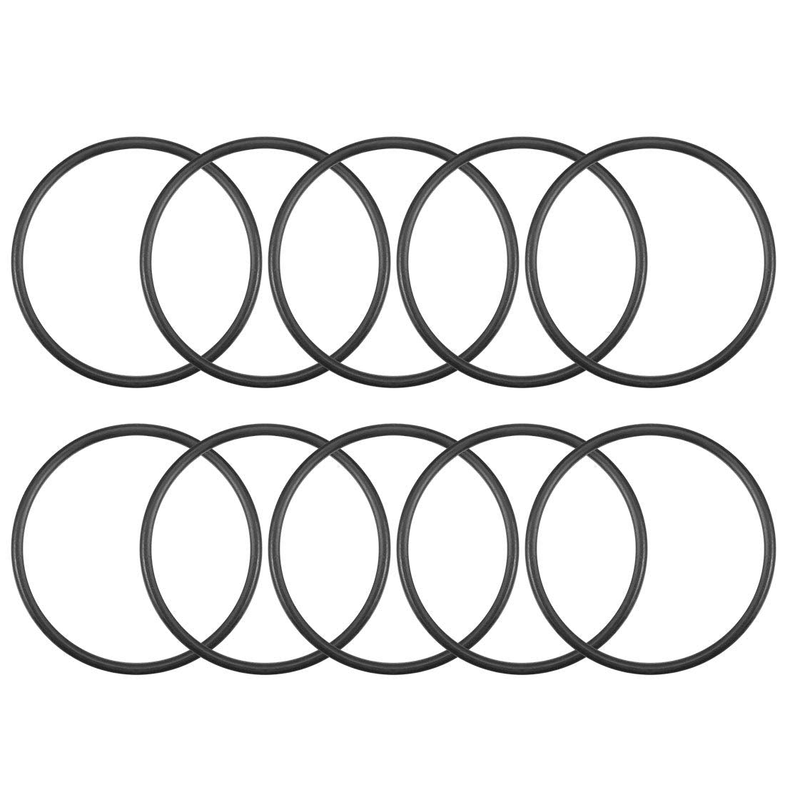 Nitrile Rubber O-Rings 32.6mm OD 29mm ID 1.8mm Width, Metric Nitrile Rubber Sealing Gasket, Pack of 10