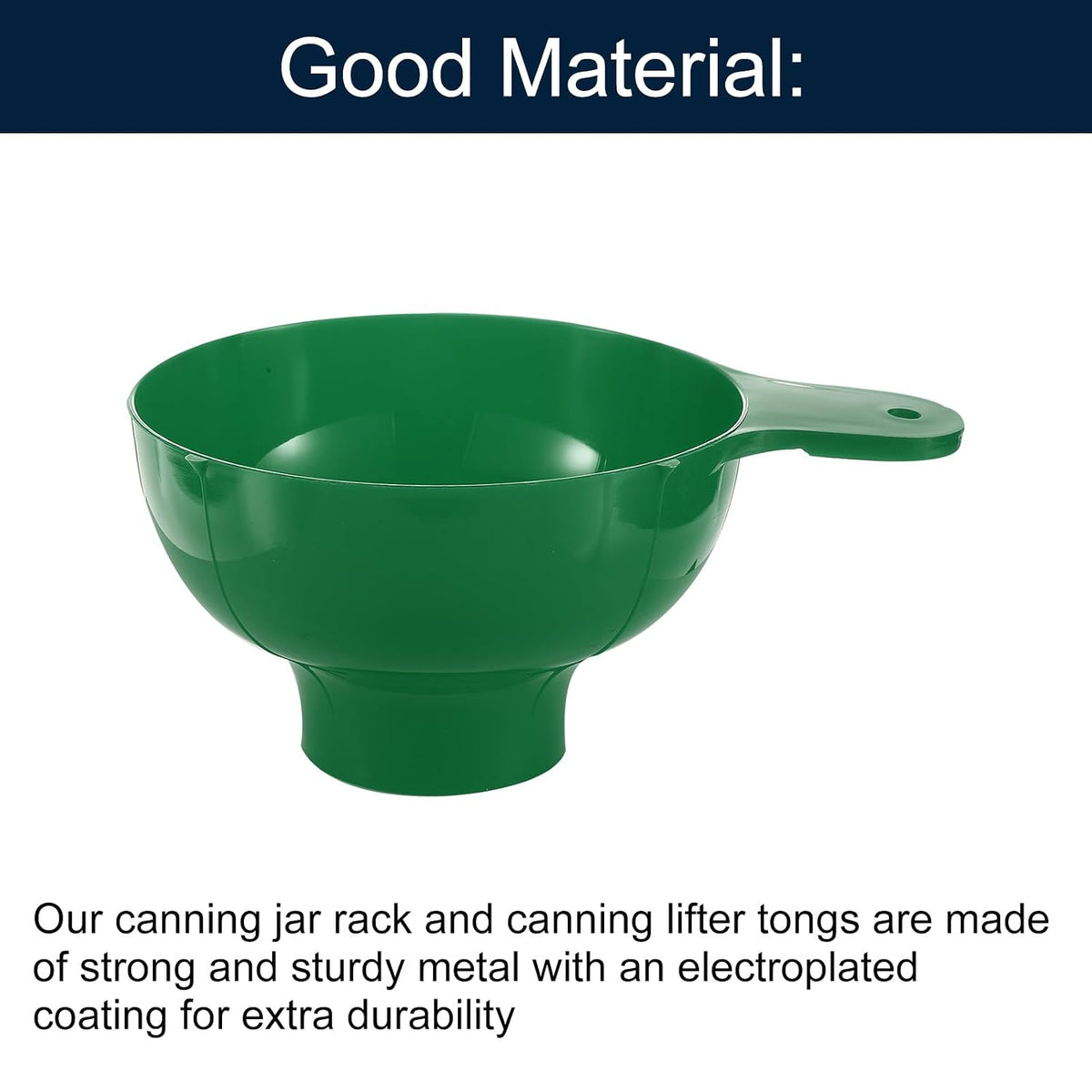 2 Pack Canning Funnel, Plastic Keukengietertje voor Brede en Normale Jars, Canning Flessen, Moppen Flessen, Rood