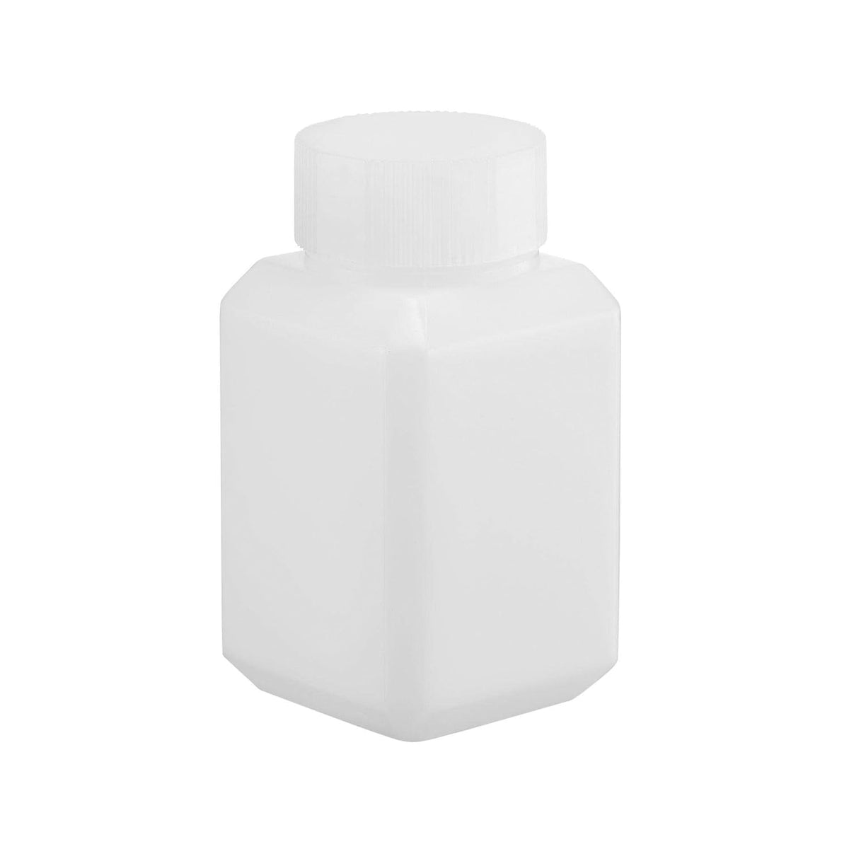 Plastic Lab Reagent Bottle, 60ml/2 Oz Wide Mouth Sample Sealing Liquid/Solid Storage Bottles Translucent 5pcs