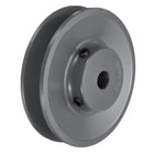 BK40-1/2 V-Belt Sheave 1/2"Bore 3.95"OD Single Groove Web Sheave Bored-to-Size Sheave, Cast Iron, Belt Section for 3L or B Belt