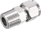 Compression Tube Fitting, 3/8 NPT Male x Ф3/8" Tube OD with Double Ferrules