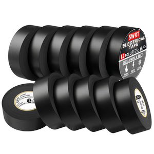LinkMejor 12 Pacote UL/CSA Fitilho Elétrico 0.75" x 20m Atuante ao Fogo