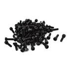 M3 x 10mm Alloy Steel Hex Bolt Socket Head Cap Machine Screws Black 100 Pcs