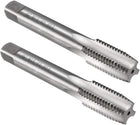 Metric Machine Tap M16 x 2mm H2 High Speed Steel 4 Straight Flutes Screw Tapping Threading Machinist Repair DIY Tool 2pcs