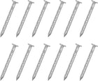 50Pcs Fence Deck Nails, 1 Inch 304 Stainless Steel Spiral Deck Nail Spiral Shank Spikes for House Floor Repairing Wall Woodworking, Silver
