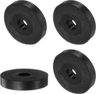 4pcs Rubber Spacers 2" OD, 1/2" ID, 3/8" Height Round Anti Vibration Spacer Rubber Bushing Grommets Thick Rubber Washers for Home Car Accessories