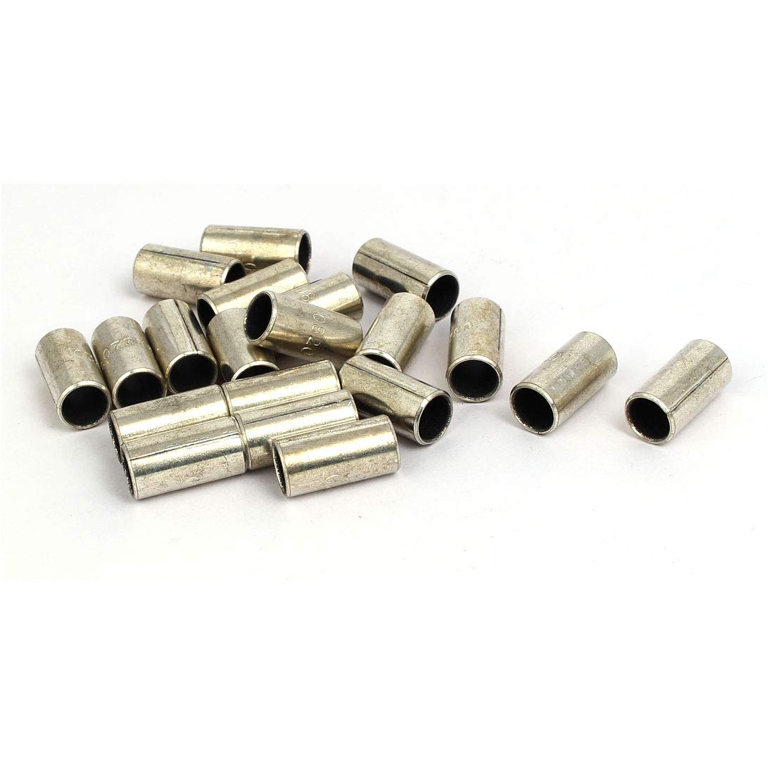 10mmx8mmx20mm Self-lubricating Oilless Bearing Sleeve Composite Bushing 20pcs
