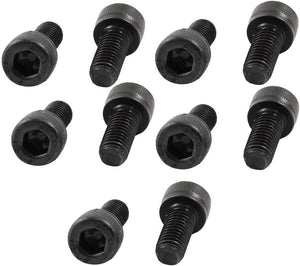 10 Pcs M5X12 Metal Hex Socket Head Cap Screws 1/5" x 15/32"