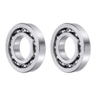 16004 Deep Groove Ball Bearings, ID 20mm x OD 42mm x Width 8mm Z3 Deep Groove Rolling Bearings, High Speed Sealed Bearing Chrome Steel (2 PCS)