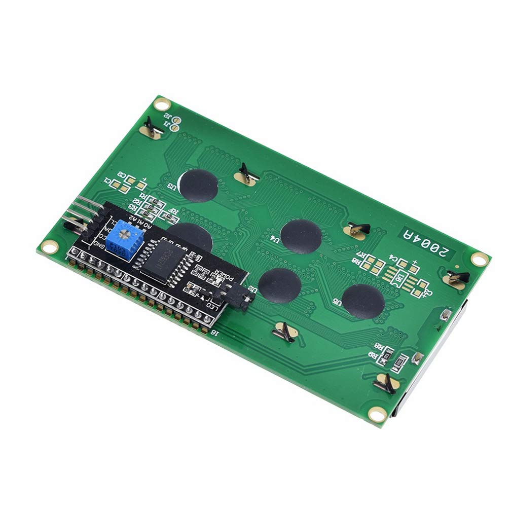 LinkMejor HD44780 2004 LCD 20x4 2004A Écran LCD de Caractère Module Affichage Bleu Arrière avec Interface Série IIC/I2C