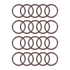 Fluorine Rubber O-Rings 29mm OD 24.2mm ID 2.4mm Width, Metric FKM Sealing Gasket, Pack of 20