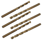 4.2mm Drilling Dia HSS Cobalt Metric Spiral Twist Drill Bit Rotary Tool 6pcs