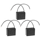 Ceiling Fan Capacitor CBB61 15uF 350V AC 2 Wires Metallized Polypropylene Film Capacitor 58x48x30mm for Electric Fan Pump Motor Generator 3Pcs