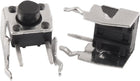 20 Pcs Momentary Right Angle Tactile Tact Push Button Switch 6 x 6mm x 5.5mm
