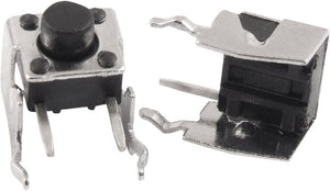 20 Pcs Momentary Right Angle Tactile Tact Push Button Switch 6 x 6mm x 5.5mm