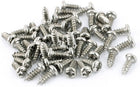 50pcs M3 X 8mm Stainless Steel Cross Pan Head Self Tapping Screws Bolts