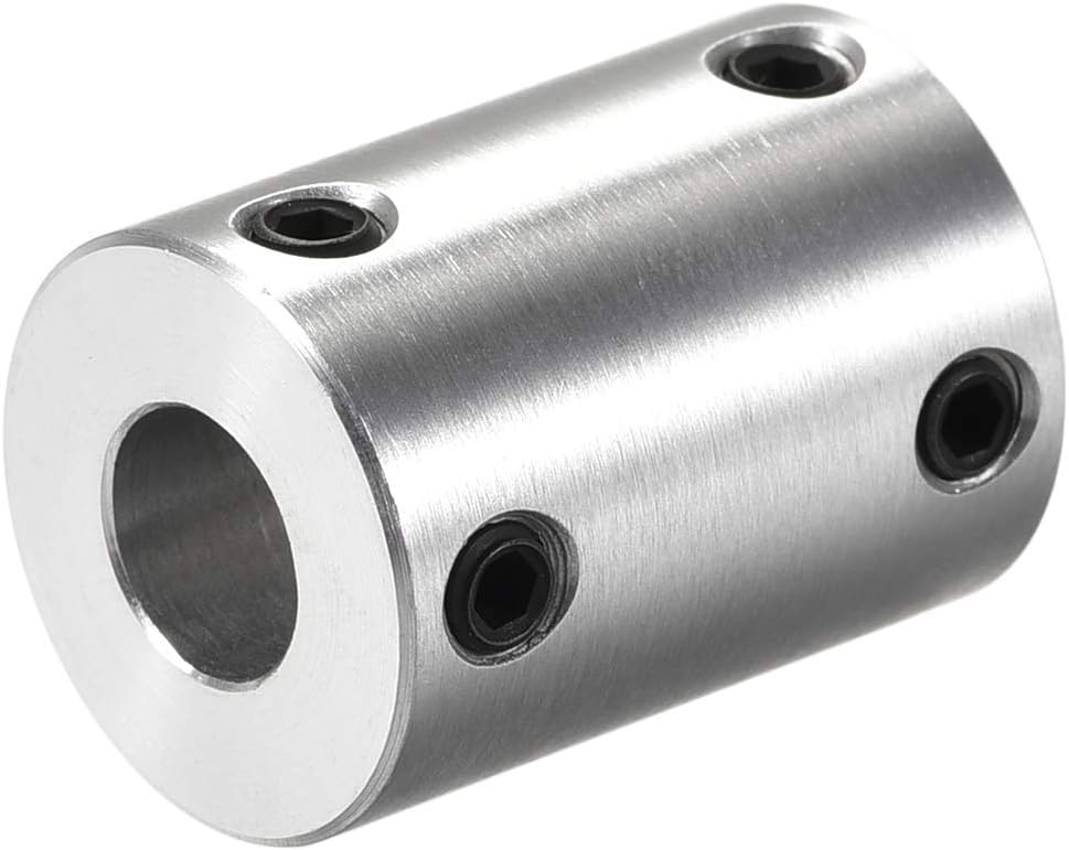 8mm to 8mm Bore Rigid Coupling Set Screw L25XD18 Aluminum Alloy,Shaft Coupler Connector,Motor Accessories