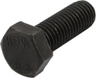 8.8 Grade M12x35mm Full Threaded Left Hand Thread Hex Head Bolt Black