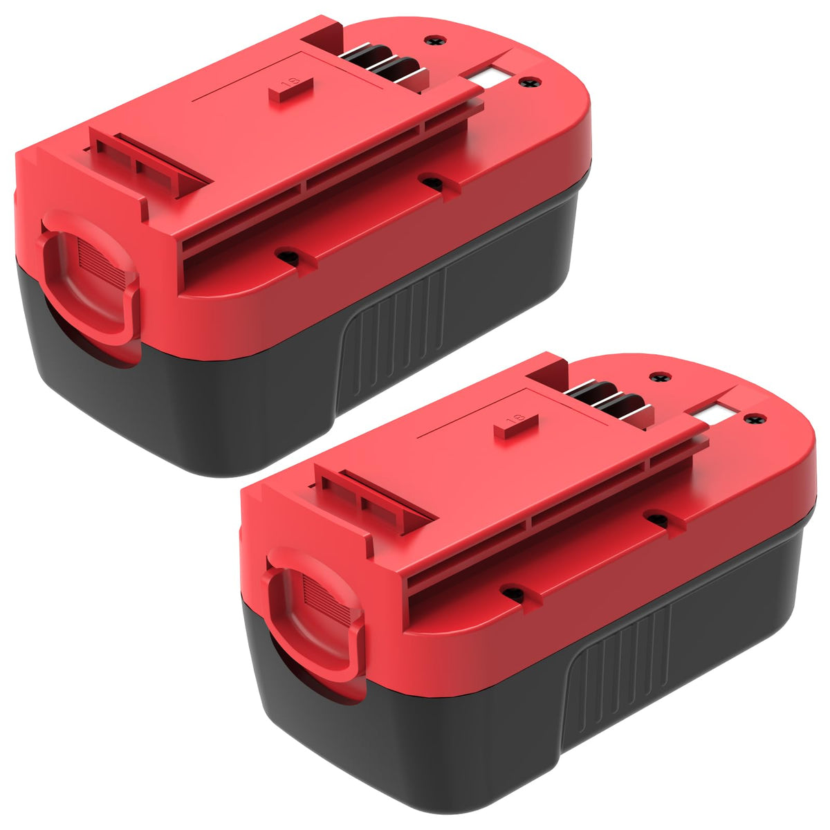 2-Pack [Opgraderet til 4500mAh] Erstatning til Black and Decker 18V Batteri