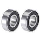 6204-2RS Deep Groove Ball Bearings 20mm x 47mm x 14mm Double Sealed Chrome Steel P5(ABEC5) 2pcs