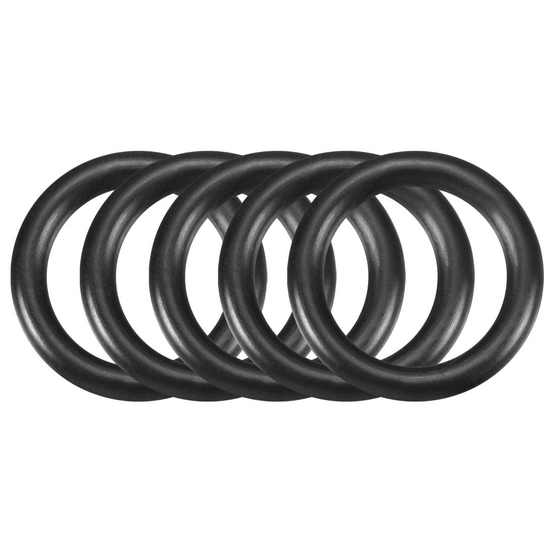 Nitrile Rubber O-Rings 23mm OD 16mm ID 3.5mm Width, Metric Sealing Gasket, Pack of 30