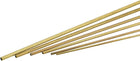 Brass Tube, 1mm 1.2mm 1.4mm 1.6mm 1.8mm 2mm OD x 0.2mm Wall Thickness 300mm Length Metal Tubing, Pack of 6