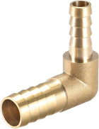 12mm to 8mm Barb Brass Hose Fitting 90 Degree Elbow Pipe Connector Coupler