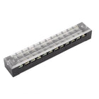 12Position Barrier Block Terminal Strip Wire Connector TB1512L 600V15A