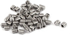M4 x 5mm 304 Stainless Steel Cone Point Hex Socket Grub Screw 50 Pcs