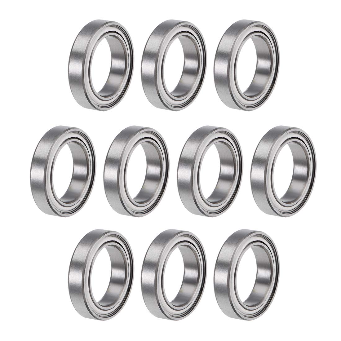 6701ZZ Deep Groove Ball Bearings Z2 12mm x 18mm x 4mm Double Shielded Chrome Steel 10pcs